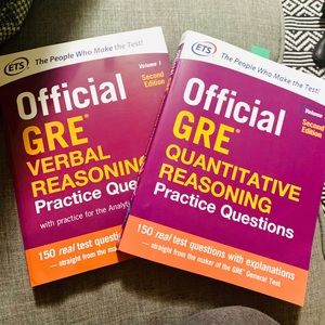 GRE Qualitative and Quantitative study books!!